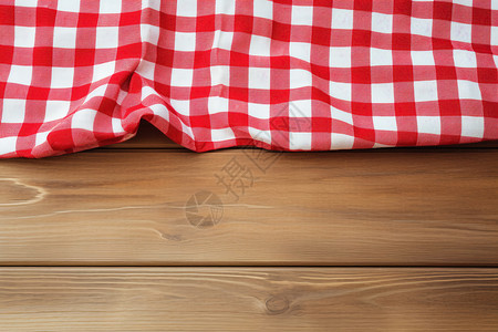 红白格子桌布背景图片