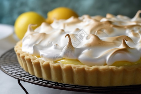 柠檬蛋白蛋糕高清图片