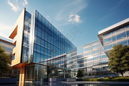 华为总部大楼玻璃大楼设计图片