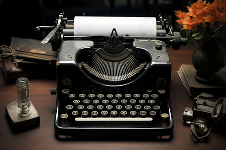 复古老式打字机图片
