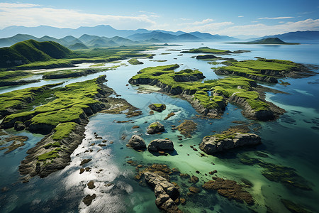 迷人的海湾幻境高清图片