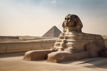 埃及艺术历史遗迹背景