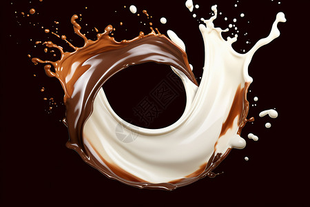 巧克力饮料浓情巧克力设计图片