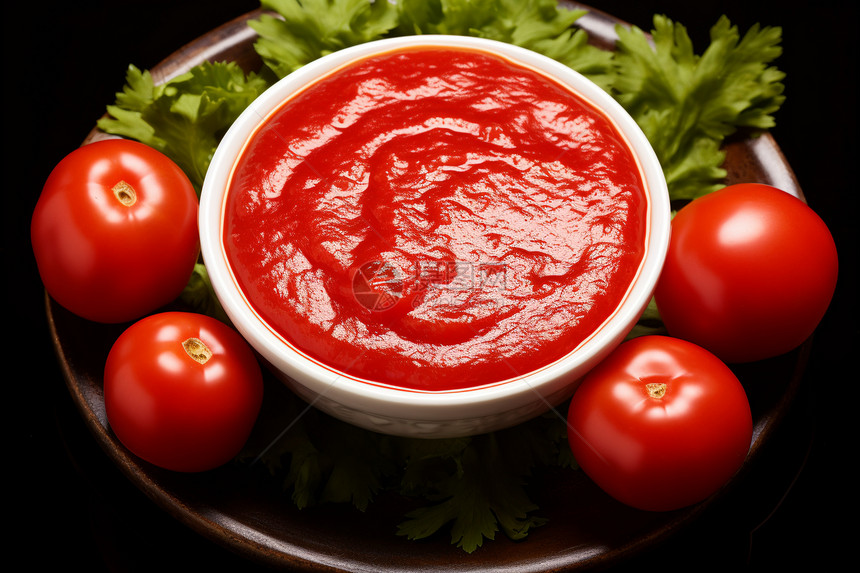 鲜美可口的番茄酱图片