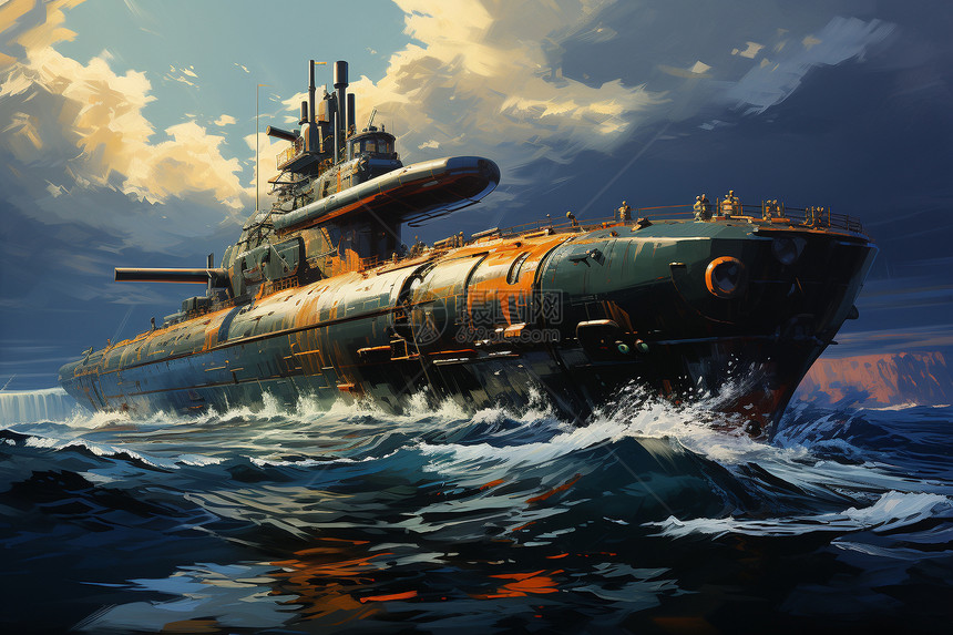 海洋潜艇图片