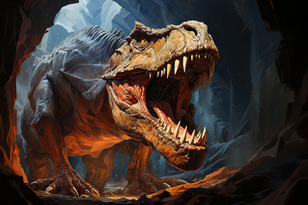 侏罗纪时代恐龙背景图片