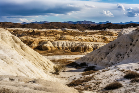 荒芜的砂岩荒漠图片
