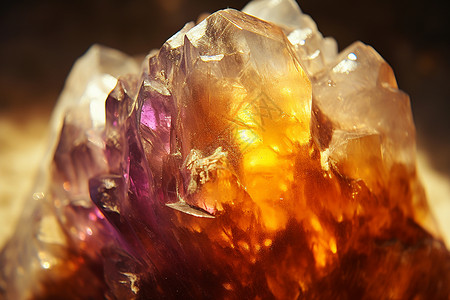 水晶玛瑙晶莹透亮的水晶宝石背景