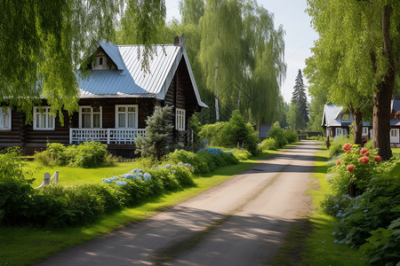 传统房屋住宅建筑景观图片