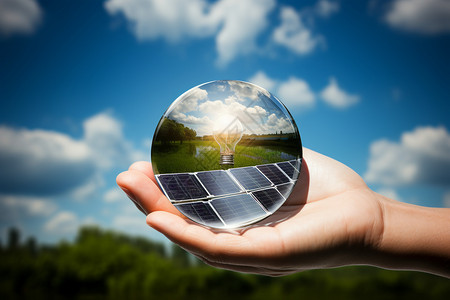 球板创意环保新能源概念图设计图片