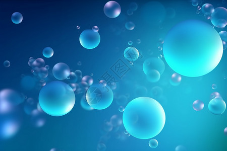 抽象气泡创意背景背景图片