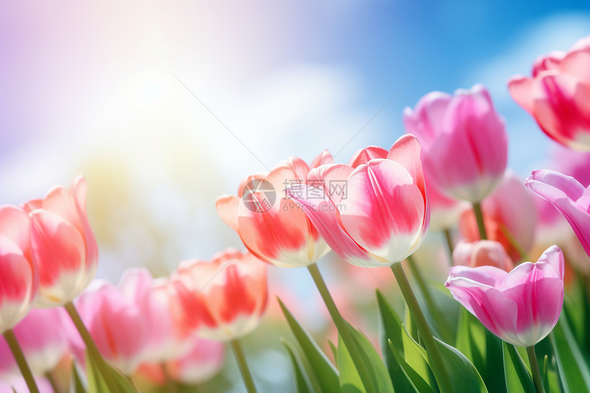 美丽的郁金香花朵图片