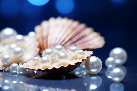 海洋珠宝素材海洋之宝背景