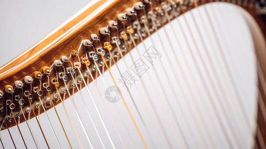 古典音乐的竖琴图片