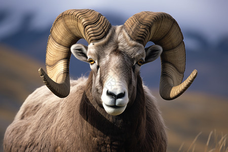 自然野生的公羊高清图片