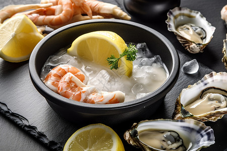 美味的牡蛎美食高清图片