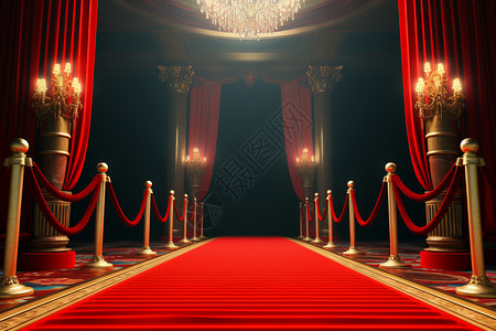 红毯制造的入口图片