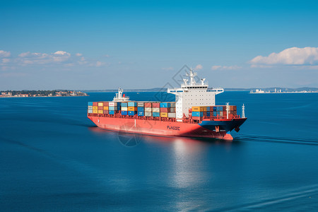 海运贸易出口运输高清图片