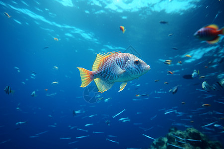海底世界的热带鱼图片
