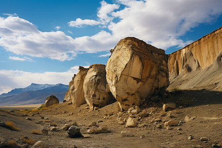 山川巨石背景图片