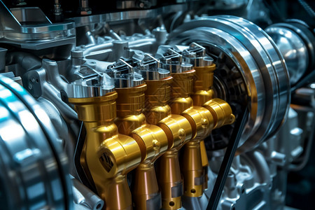 发动机技术机油增压器高清图片