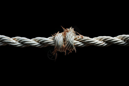 绳子断裂绷紧的绳子背景
