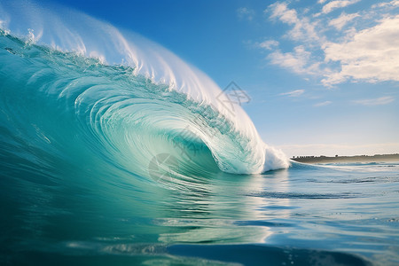 涌动的水海浪涌动的海面背景