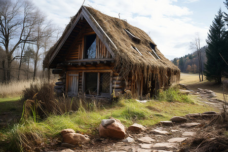 乡村小屋图片