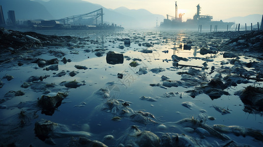 生物垃圾惨不忍睹的海洋污染背景