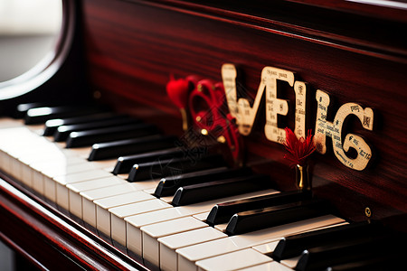 一场浪漫的钢琴独奏会图片