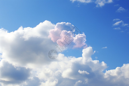 天空上美丽飘逸的云朵背景图片