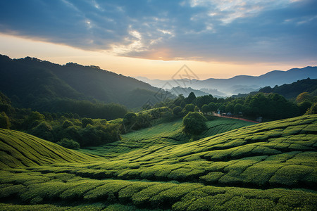 美丽乡村田野图片