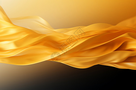 黄色火焰金黄丝绸翻飞设计图片