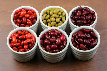 营养健康的豆类食物图片