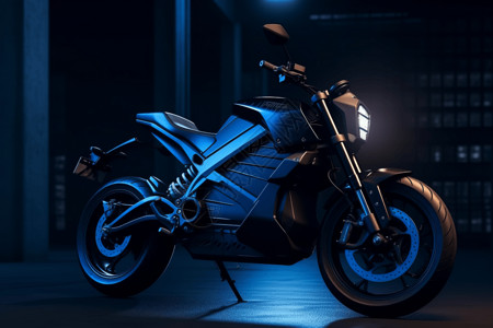 电动摩托车简单的线条背景图片