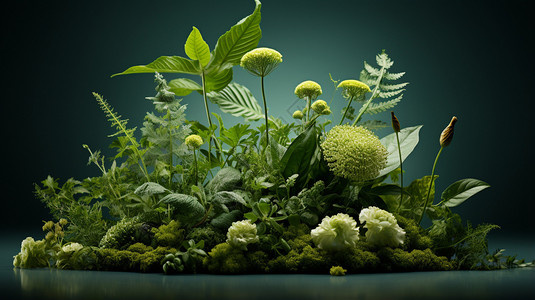 自然生态系统植物的生态系统背景