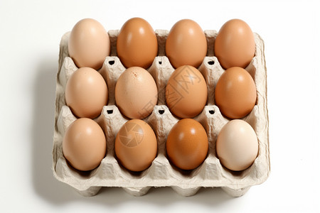 蛋托里的鸡蛋高清图片