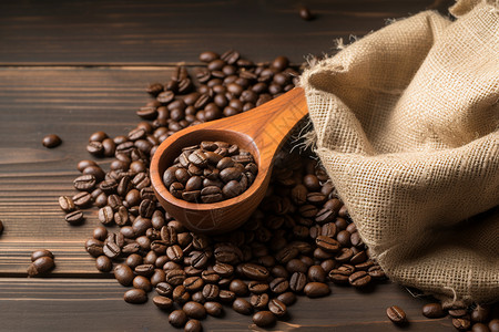 棕色的咖啡豆食品图片
