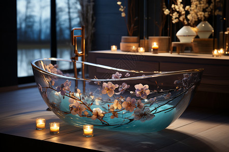 完美设计的浴缸图片