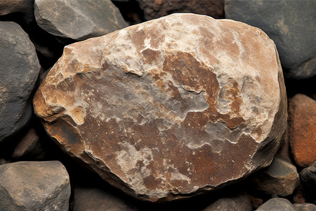 棕色石头原始的石头背景