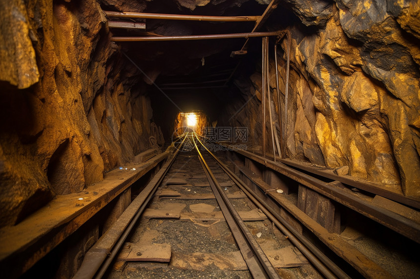 采矿工业的隧道图片