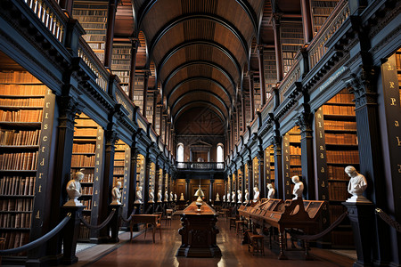 古典图书素材欧洲的图书馆背景