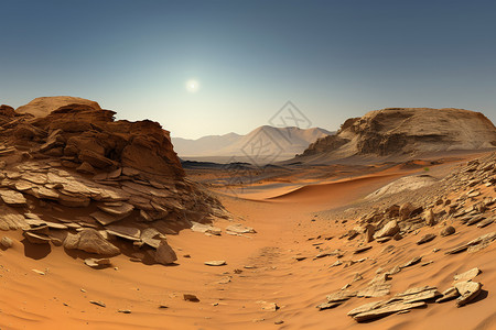 火星上的场景图片