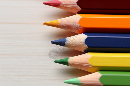 彩色的铅笔背景图片