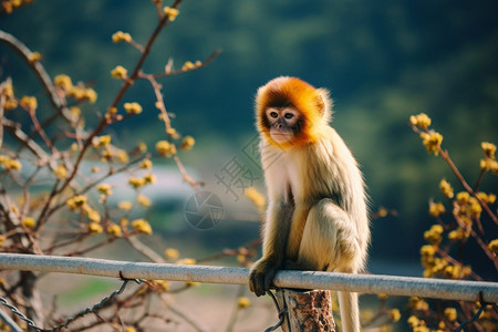 动物猴子素材金丝猴高清图片