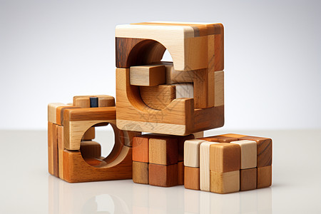 木质拼图玩具高清图片