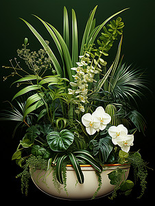 植物艺术品图片