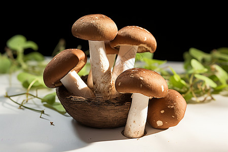 野生蘑菇植物图片