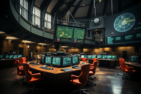 证券交易所的电脑图片