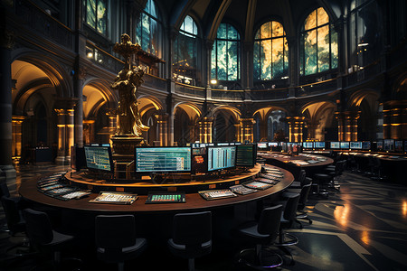 华丽欧洲教堂证券交易所华丽的房间设计图片